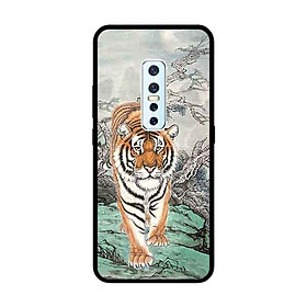 Ốp Lưng in cho Vivo V17 Pro Mẫu Nền Hổ Mẫu 3 - Hàng Chính Hãng