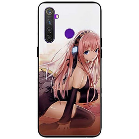 Ốp lưng dành cho Realme 6i mẫu Anime Cô Gái Tất Đen