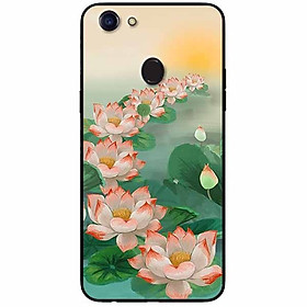 Ốp lưng in cho Oppo F5 Mẫu Bảy Đóa Sen