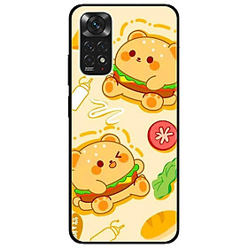 Ốp lưng dành cho Xiaomi Redmi Note 11 4G mẫu Gấu Hamber