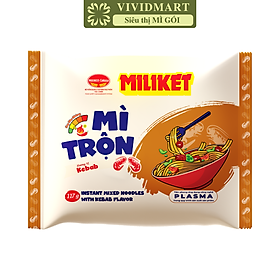 COLUSA - Mì trộn Miliket hương vị Kebab, Mì trộn Kebab Miliket, Mì Miliket trộn Kebab ăn liền (117g/gói)