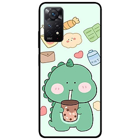 Ốp lưng dành cho Xiaomi Redmi Note 11 Pro 5G - Khủng Long Uống Trà Sữa