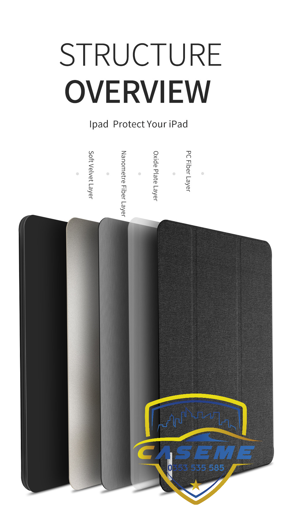 Bao da dành cho iPad iPad 9.7 (2017/2018) Gen 5/ Gen 6, iPad Air, iPad Air 2 hiệu Dux Ducis Domo có khe để bút, bảo vệ camera, chống sốc, cao cấp - Hàng nhập khẩu.