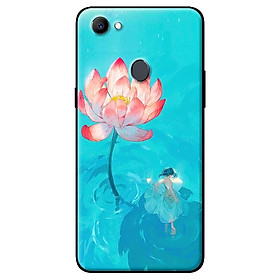 Ốp in cho Oppo F5 Thiếu Nữ Và Sen - Hàng chính hãng