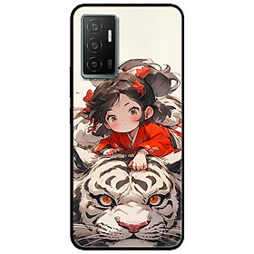 Ốp lưng cho Vivo V23e - Y31 - Y51 - Y55 - Y55s - Y55 2022 - Cô Bé Và Hổ Trắng - Hàng Chính Hãng