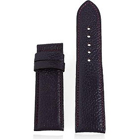 Dây đồng hồ nam nữ Huy Hoàng da bò size lớn màu tím đậm HT8141