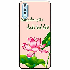 Ốp lưng in cho Vivo S1, Vivo IQOO NEO Mẫu Sống Đơn Giản