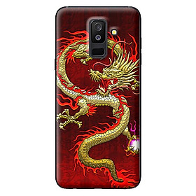 Ốp lưng cho Samsung Galaxy A6 Plus 2018 nền rồng 1 - Hàng chính hãng