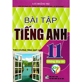 Sách - Bài Tập Tiếng Anh Lớp 11 - Không Đáp Án - Bộ Sách Kết Nối - Hồng Ân