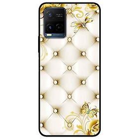 Ốp lưng dành cho Vivo Y21 - Vivo Y21s mẫu Hoa Văng Vàng