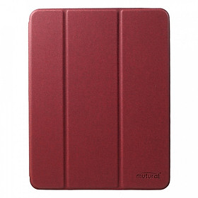 Bao da Mutural Tailor dựng đứng có khay bút dành cho iPad Mini 5 - Hàng chính Hãng