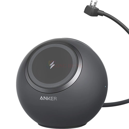 Đế sạc Anker 637 Magnetic Charging Station MagGo 8 in 1 3AC 2USB 2Type-C 65W A9137 - Hàng chính hãng