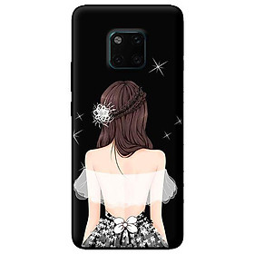 Ốp in cho Huawei Mate 20 Pro Cô Gái Áo Trắng - Hàng chính hãng