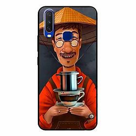 Ốp lưng in cho Vivo Y12 Cà Phê Phin