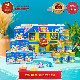 [Hộp 6 Lọ] Nước Yến Sào Cho Bé Nhân Việt Kids 30% Yến Giúp Bé Ăn Ngon, Cao Lớn Hũ 70ml