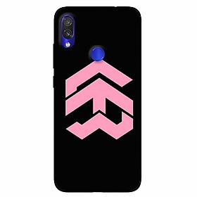 Ốp lưng in cho Xiaomi Redmi Note 7 Mẫu Năm Đen Hồng