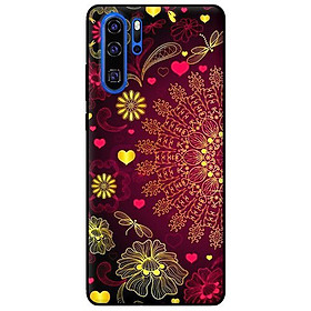 Ốp lưng in cho Huawei P30 Pro Mandala Đỏ - Hàng chính hãng