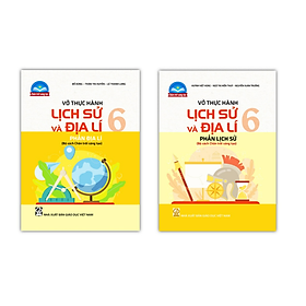 Sách - Combo 2 Vở thực hành Lịch sử và Địa lí 6 (Bộ sách Chân trời sáng tạo)