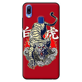 Ốp in cho Vivo Y95 Hổ Nền Đỏ - Hàng chính hãng