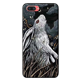 Ốp in cho OPPO A5 Thỏ Trắng - Hàng chính hãng