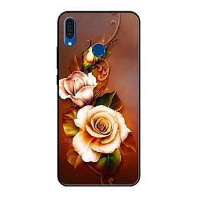 Ốp Lưng in cho Huawei Y9 2019 Mẫu Hoa Hồng 1 - Hàng Chính Hãng
