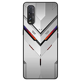 Ốp lưng dành cho Oppo Find X2 mẫu Mặt Nạ Trắng