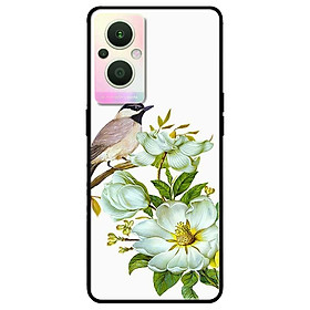 Ốp lưng dành cho Oppo A16K - Oppo A36 / A76 - Oppo Reno 7z 5G mẫu Chim Đậu Cành Hoa
