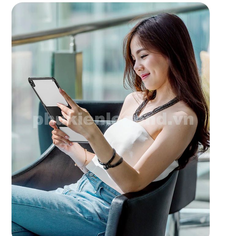 Ốp Lưng Chống Sốc Mặt Lưng Trong Suốt Bảo Vệ Cho iPad Air 5 2022 - hàng nhập khẩu