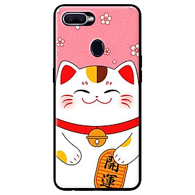 Ốp in cho Oppo Realme 2 Pro Mèo Nền Hồng - Hàng chính hãng
