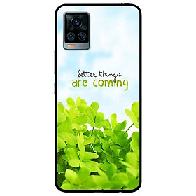Ốp lưng dành cho Vivo V20 mẫu Cỏ Xanh Và Chữ