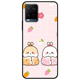 Ốp lưng dành cho Vivo Y21 - Vivo Y21s mẫu Bánh Bao Cà Rốt