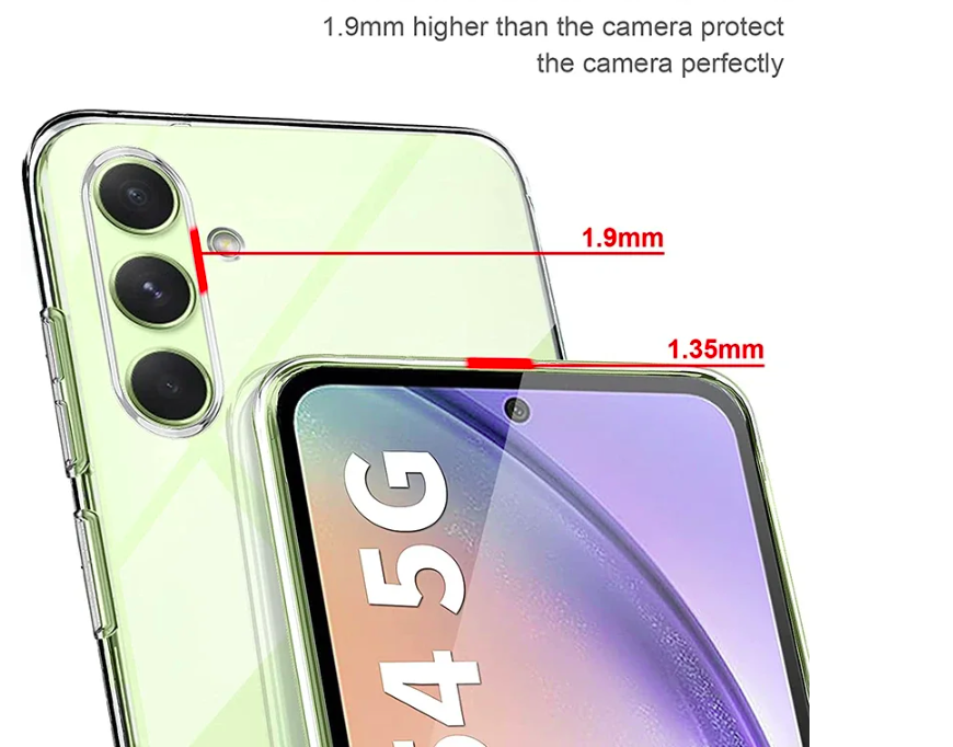 Ốp lưng dẻo silicon cho Samsung Galaxy A56 , A26 , A14 , A24 , A34 , A54 , A36 , A16 , A06 , A55 , A35 , A15 , A25 hiệu Ultra Thin (siêu mỏng 0.6mm, chống trầy, chống bụi) - Hàng nhập khẩu