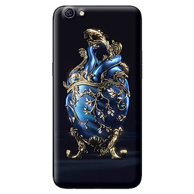 Ốp lưng cho Oppo A83 nền tim xanh 2 - Hàng chính hãng