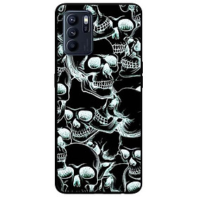 Ốp lưng dành cho Oppo Reno 6 - Reno 6 Z mẫu Lâu Trắng Đen