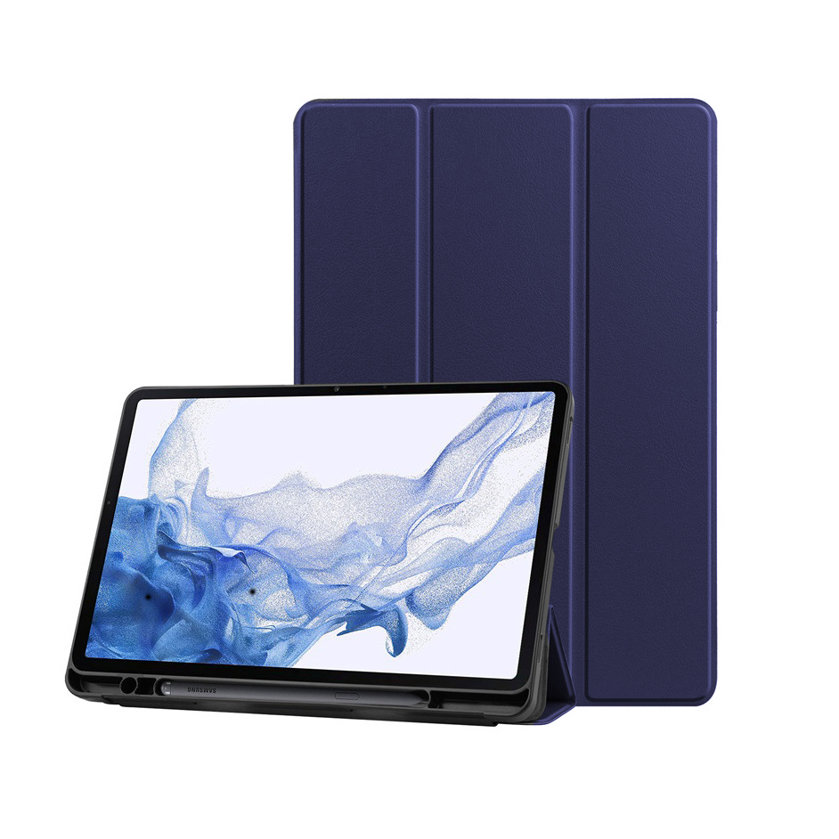 Bao da chống sốc cho Samsung Galaxy Tab S10+ Plus, S9+ Plus, S7 FE/S7+ Plus/S8+ Plus, Tab S7/S8, có ngăn đựng bút - Hàng nhập khẩu