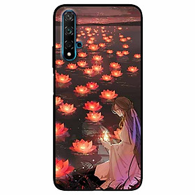 Ốp lưng dành cho Huawei Nova 5T mẫu Thả Hoa Đăng