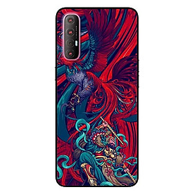 Ốp lưng dành cho Oppo Reno 3 Pro mẫu Gà Đỏ