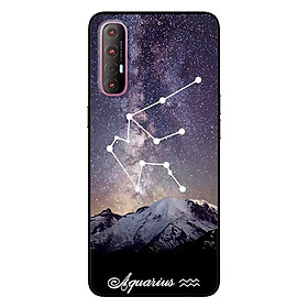 Ốp lưng dành cho Oppo Reno 3 Pro mẫu Cung Hoàng Đạo - Aquarius