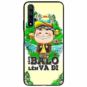 Ốp lưng in cho Huawei Nova 5T Mẫu Xách Balo Lên Nam