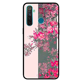 Ốp Lưng in cho Realme 5 Mẫu Hoa Đào Giấy - Hàng Chính Hãng