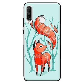 Ốp lưng in cho Huawei P30 Lite Cáo - Hàng chính hãng