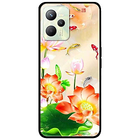 Ốp lưng dành cho Realme C35 - Realme Narzo 50A Prime mẫu Sen Đỏ Và Koi