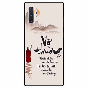 Ốp lưng in cho Samsung Note 10 Plus Mẫu Vô Thường Bước Chân