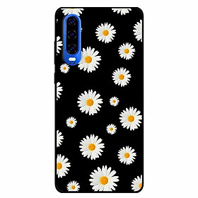 Ốp lưng in cho Huawei P30 Mẫu Hoạ Tiết Hoa Cúc