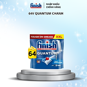 Viên rửa bát Finish Quantum 60 viên hương thường