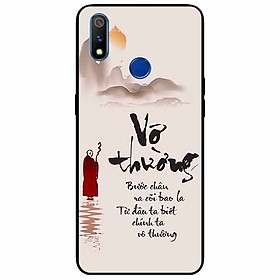 Ốp lưng in cho Realme 3 Mẫu Vô Thường Bước Chân