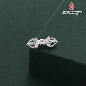 Charm bạc chùy kim cang xỏ ngang - Ngọc Quý Gemstones