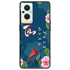 Ốp lưng cho Oppo Reno 2Z - 2F - 6Z - 7Z 5G - 8Z 5G - 8T 4G - 8T 5G - A96 5G - Tâm Cá KOI - Hàng Chính Hãng