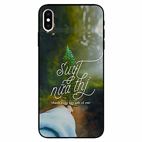 Ốp lưng in cho Iphone X/ Xs Mẫu Suýt Nữa Thì