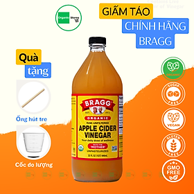 Giấm Táo Hữu Cơ Bragg 946ml